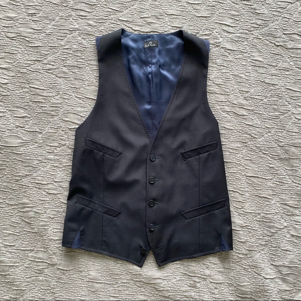 Paul Smith men wool vest, size Small